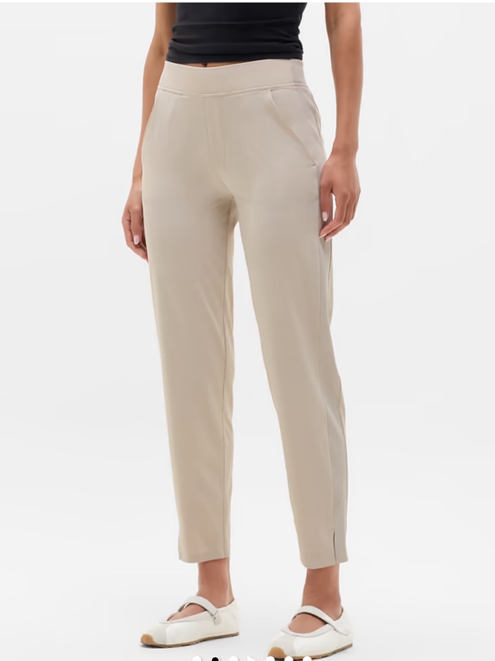 Athleta Brooklyn Mid Rise Ankle Pant in Abalone, size 12